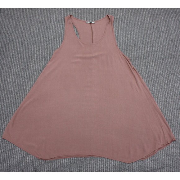 Don't Ask Why Sleeveless Tunic Blouse lightweight fabric OS Italy Made - Picture 2 of 4